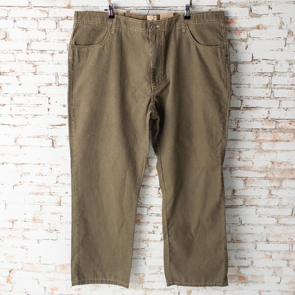 RedHead Brand Co. Canvas Pants Men’s 44x32 Brown Olive Utility Jeans - Picture 1 of 10